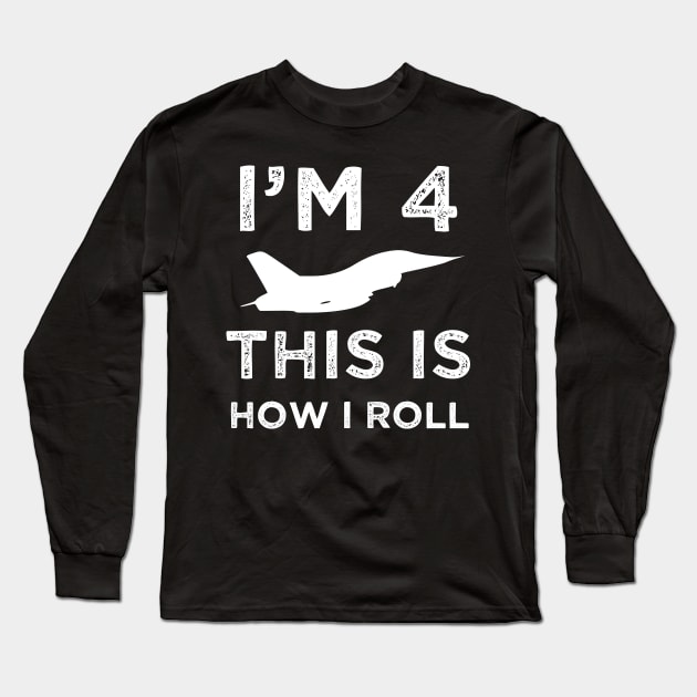 I'm 4 birthday party gift for boys Long Sleeve T-Shirt by madani04